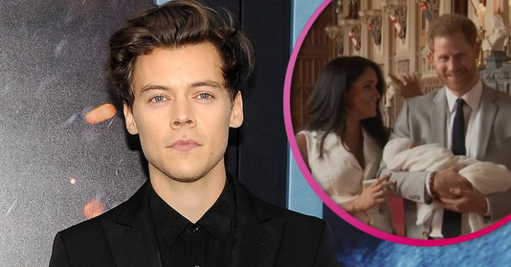 Harry Styles/Meghan and Harry split pic