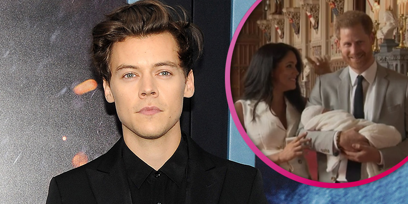 Harry Styles/Meghan and Harry split pic