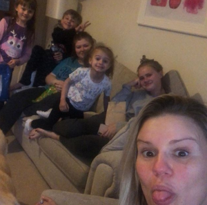 Kerry Katona and her kids