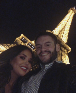 selfie at Eiffel Tower
