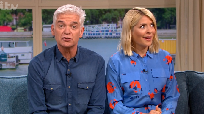 Phillip Schofield and Holly Willoughby on This Morning