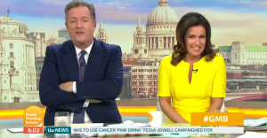 Piers Morgan and Susanna Reid on GMB