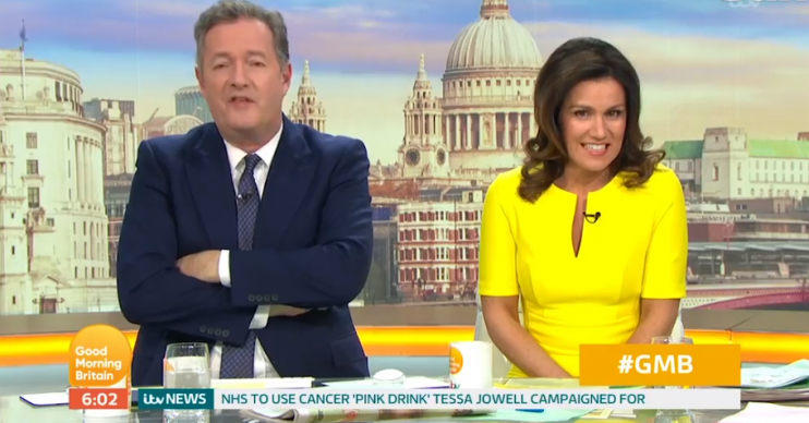 Piers Morgan and Susanna Reid on GMB