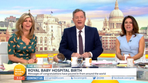Kate Garraway, Piers Morgan and Susanna Reid on GMB