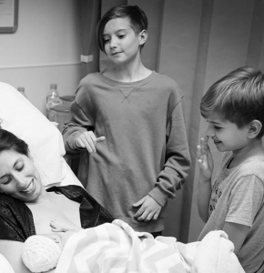 Stacey and her sons