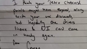 George's note