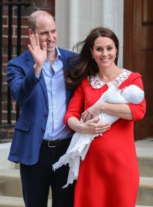 Prince William Kate Middleton and Prince Louis