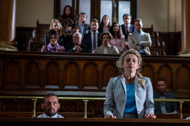 Maya in court in Emmerdale 