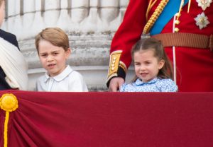 George and Charlotte Trooping The Colour