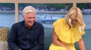 Holly Willoughby and Phillip Schofield on This Morning