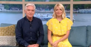Holly Willoughby and Phillip Schofield on This Morning