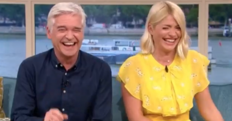Holly Willoughby and Phillip Schofield on This Morning