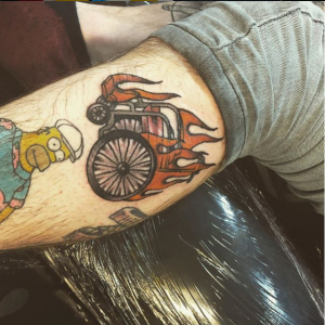 James Moore tattoos 