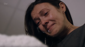 Michelle was heartbroken to lose her son (Credit: ITV)