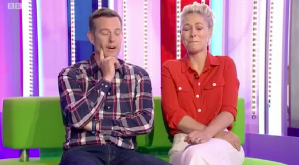 Matt Baker and Emma Willis The One Show