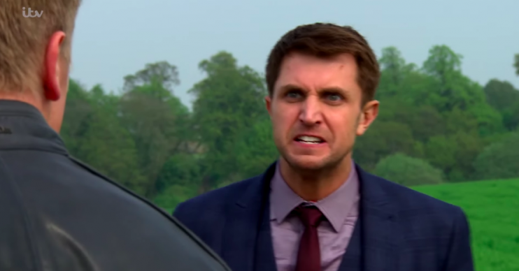 Emmerdale fans sickened over rapist Lee's sick insult about victim Victoria
