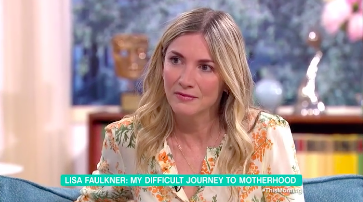 Lisa faulkner IVF battle This Morning