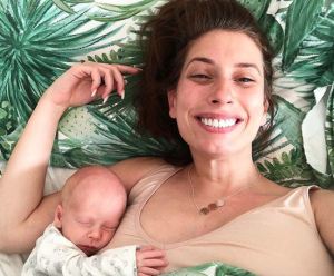 Stacey Solomon with son Rex