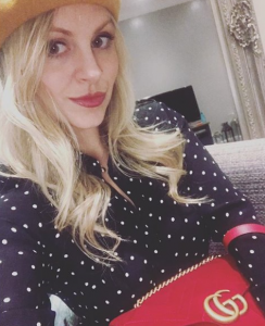 Tina takes a selfie