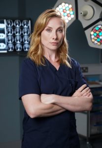 Programme Name: Holby City - TX: n/a - Episode: Generics (No. Generics) - Picture Shows: Jac Naylor (ROSIE MARCEL) - (C) BBC - Photographer: Kieron McCarron