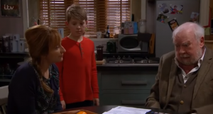 Sandy left the Emmerdale in 2017 Freddie Jones 