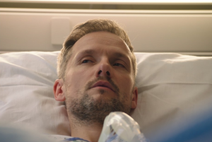 Cameron didn't help dying Evan Holby City