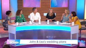 Lisa Faulkner and John Torode