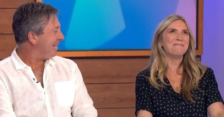 Lisa Faulkner and John Torode