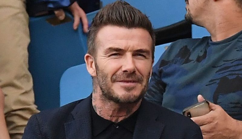 David Beckham and Harper Beckham
