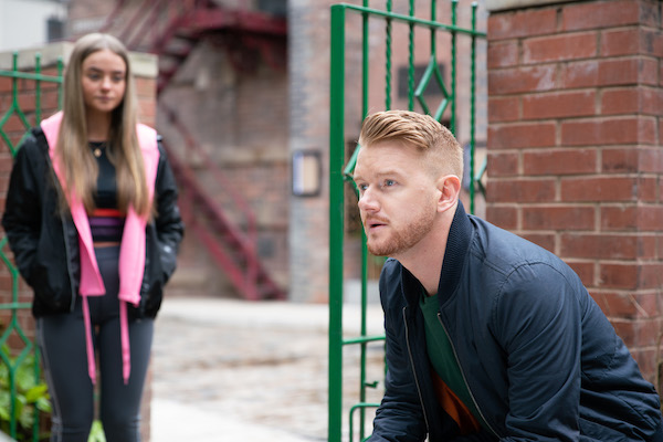 Kelly and Gary in Coronation Street 