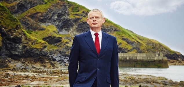Actor Martin Clunes as Doc Martin on ITV