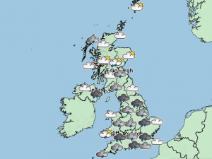 Met Office weaher chart