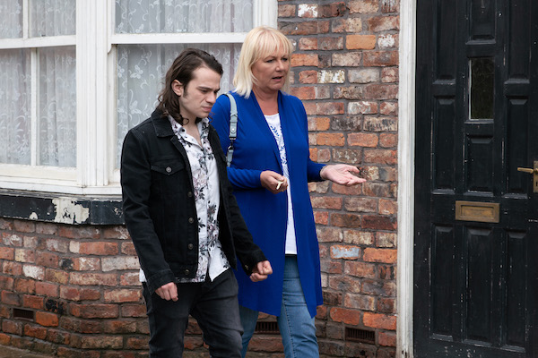 Eileen and Seb in Coronation Street 