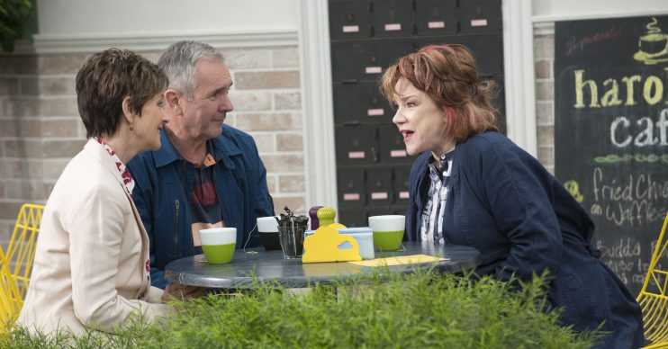 Neighbours Lynn Susan and Karl Credit: Channel 5