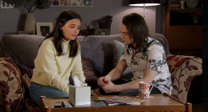 Alina and Seb were an item before she fled Coronation Street (Credit: ITV)