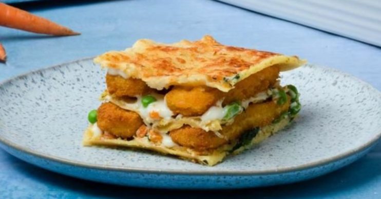 Birds Eye fish finger lasagne