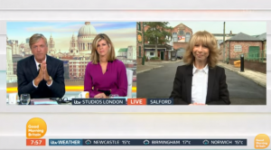 Coronation Street Helen Worth/Gail Rodwell on GMB Credit: ITV