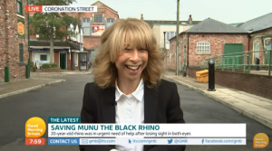 Coronation Street Helen Worth/Gail Rodwell on GMB Credit: ITV