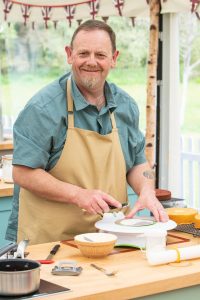 Mike on Great British Bake Off