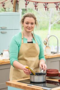 Rosie on Great British Bake Off