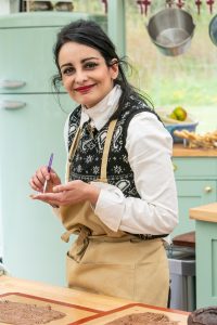 Priya on Great British Bake Off