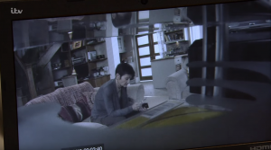 Geoff has been spying on Yasmeen using a hidden camera he set up in her living room Coronation Street