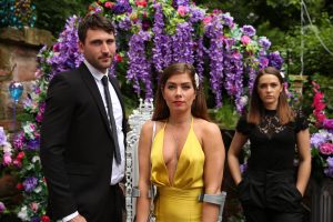 Maxine's living funeral ends in tears (Credit: Lime Pictures/Channel 4)