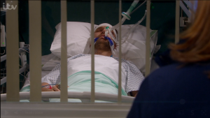 Lee is in a coma Emmerdale