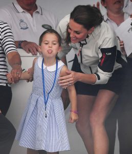 Princess Charlotte and Kate Middleton