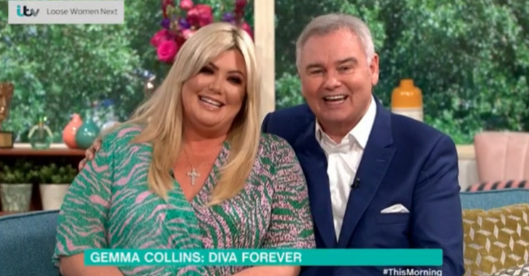 Gemma Collins and Eamonn Holmes