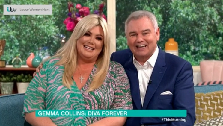 Gemma Collins and Eamonn Holmes