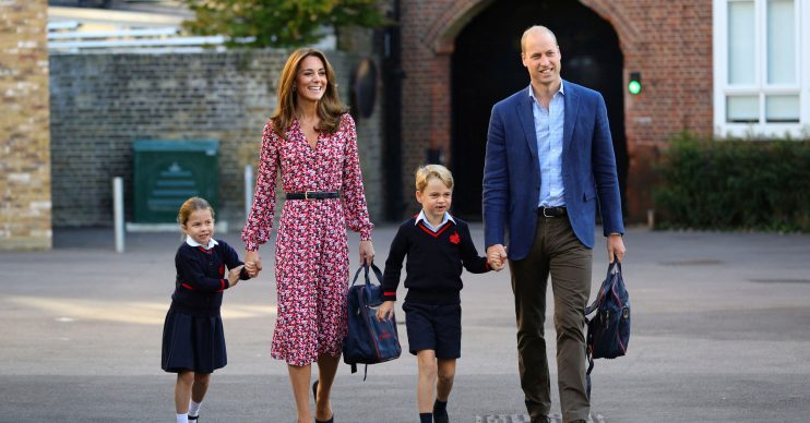 Princess Charlotte's first day at school