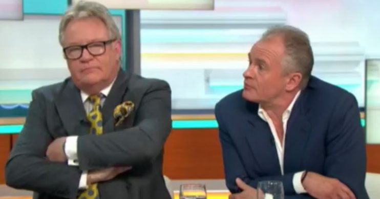 Jim Davidson and Bobby Davro on GMB
