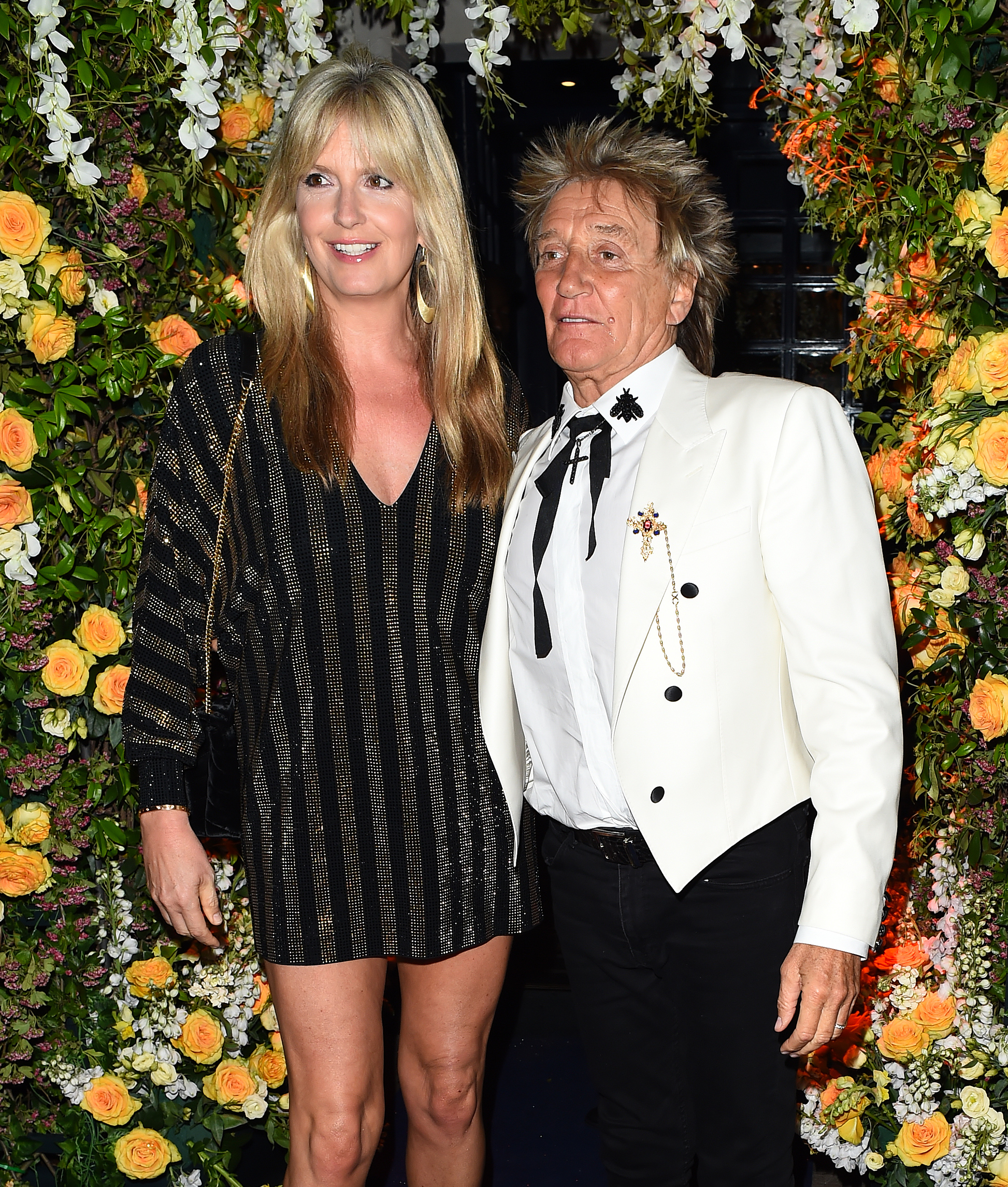 Penny Lancaster and husband Rod Stewart